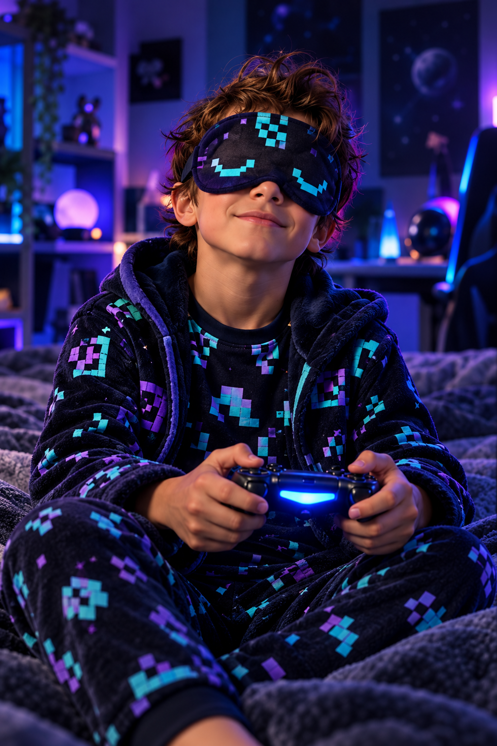The digital Glitch bedtime identity